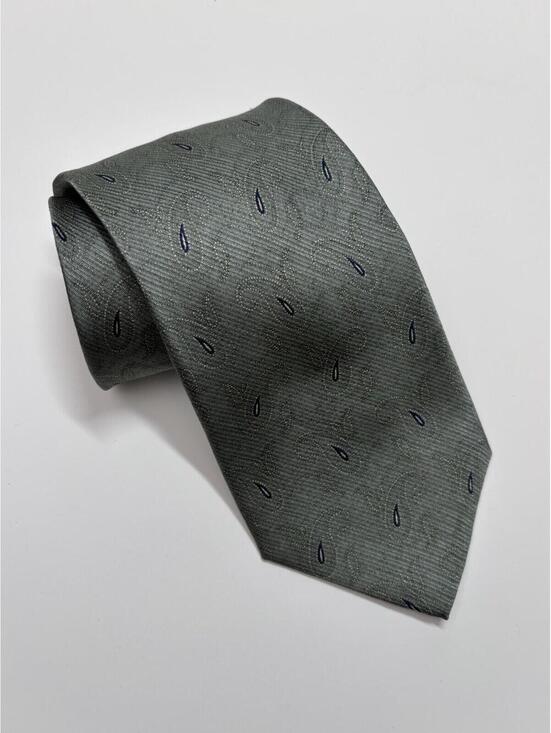 Nautica Other - Nautica 100% Silk Tie In Sage Green Paisley